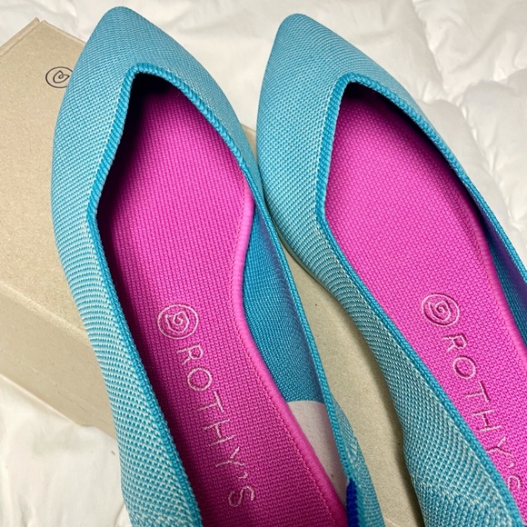 Rothy’s The Point in Island Blue - Picture 3 of 9